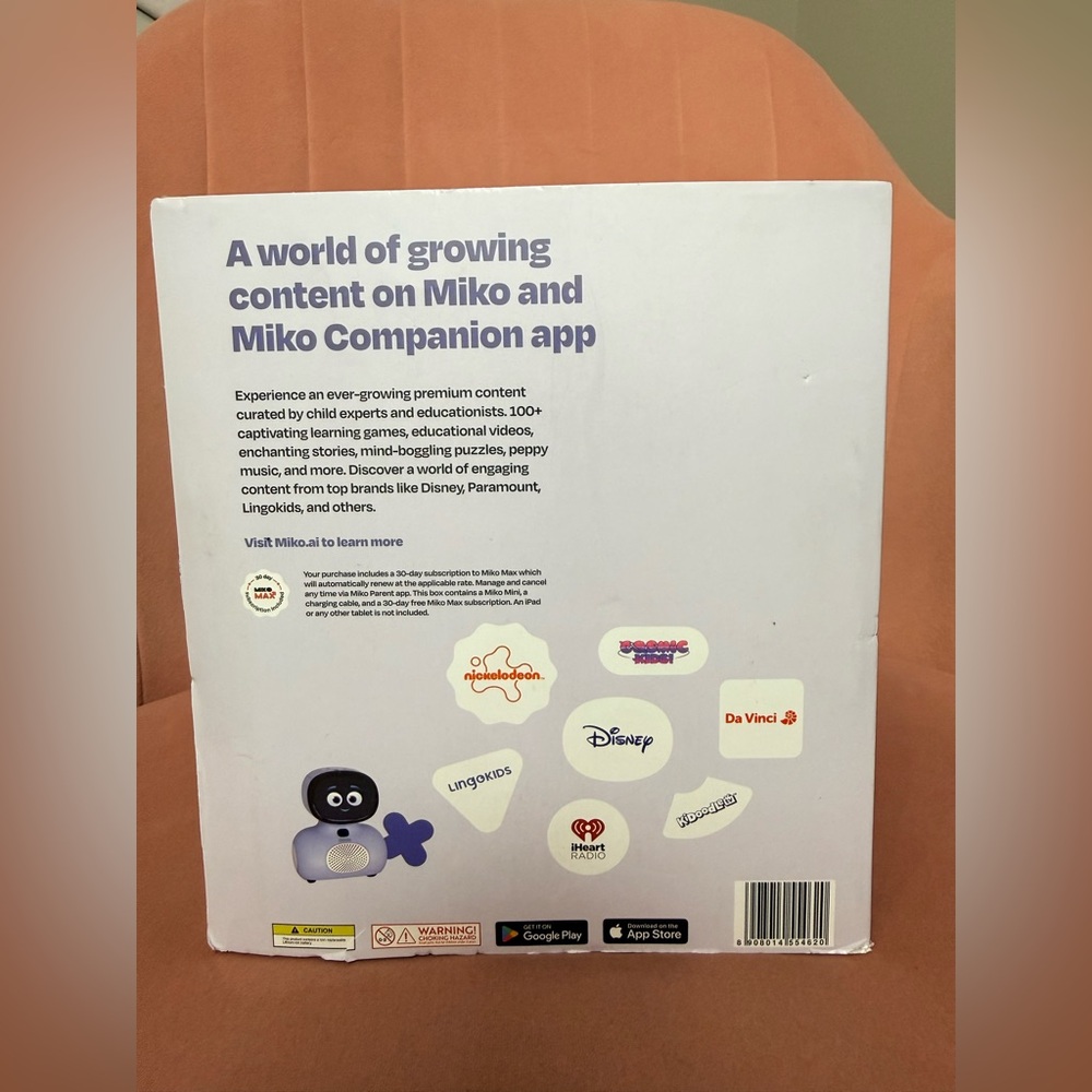 Miko Mini Interactive Robot - Purple - Picture 4 of 5